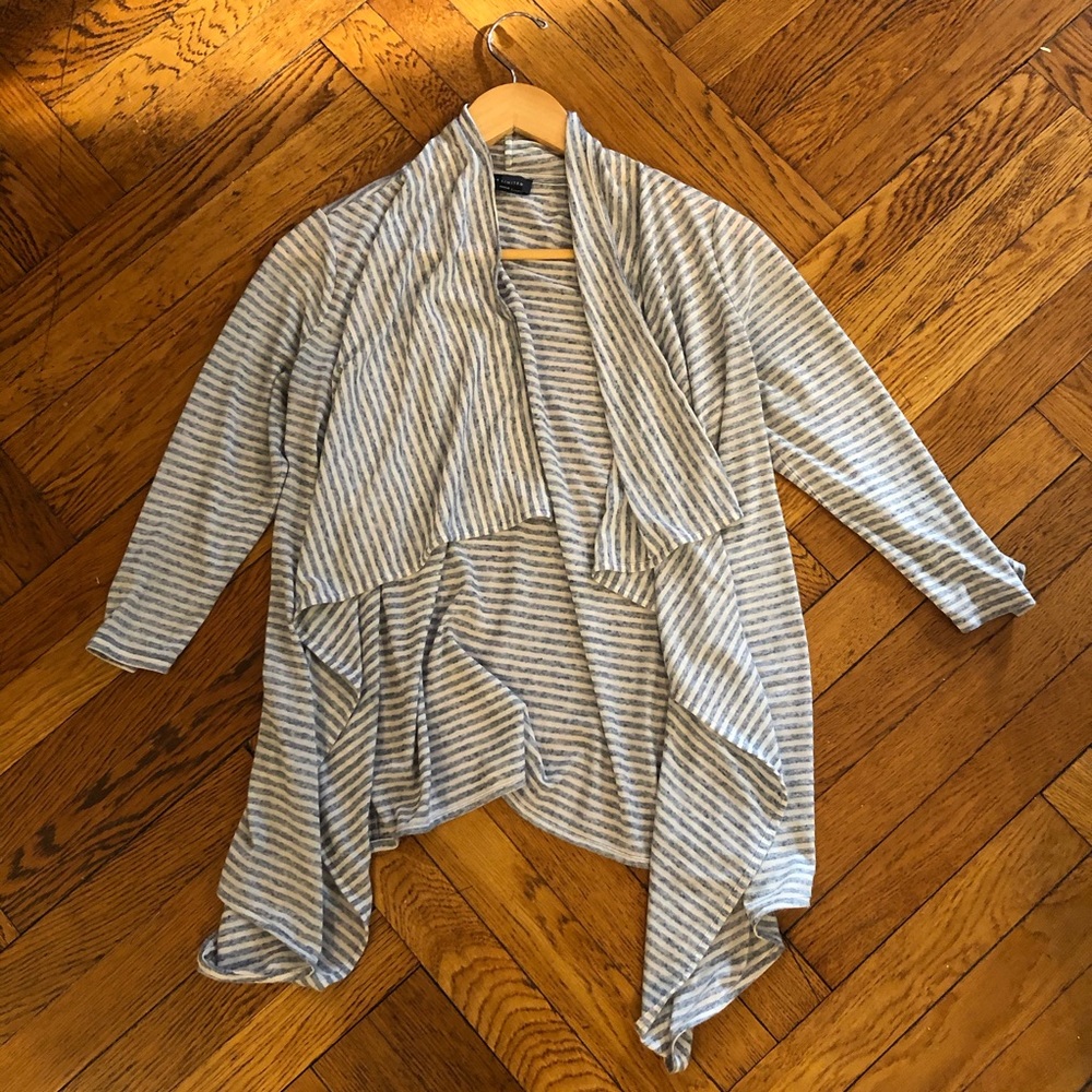 3/4 Sleeve Tissue Tee Wrap cardigan